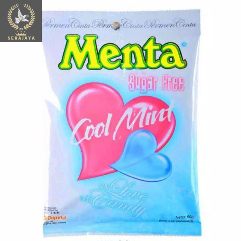 

PERMEN MENTA PEPPERMINT LOVE BAG 60 GR ISI 50 BUTIR