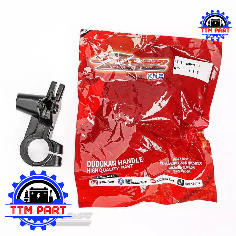 DUDUKAN KACA SPION R/H KANAN HONDA SUPRA BLACK OZAWA DRAT 14