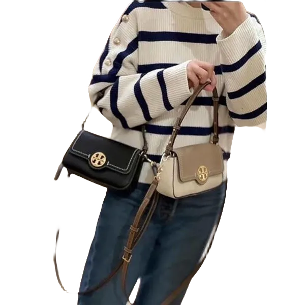 Tas Tory Burch Slingbag Felix Vintage Small Putih White Original Selempang Slempang Crossbody Sling 