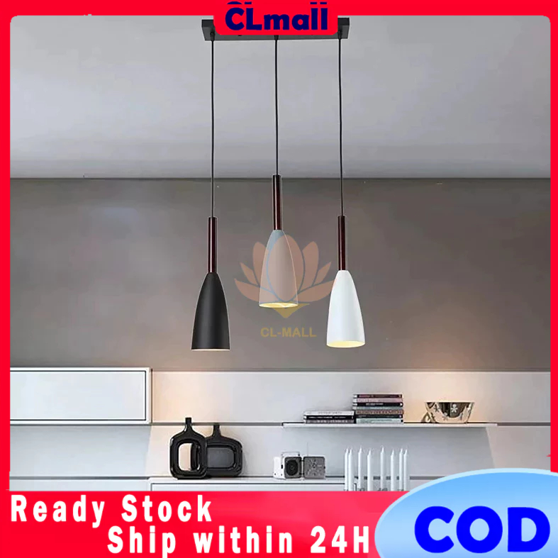 [COD]Lampu Gantung Minimalis Lampu Gantung Dapur Lampu bar 3 in 1 Lampu Hias Gantung Cafe Nordic Lam