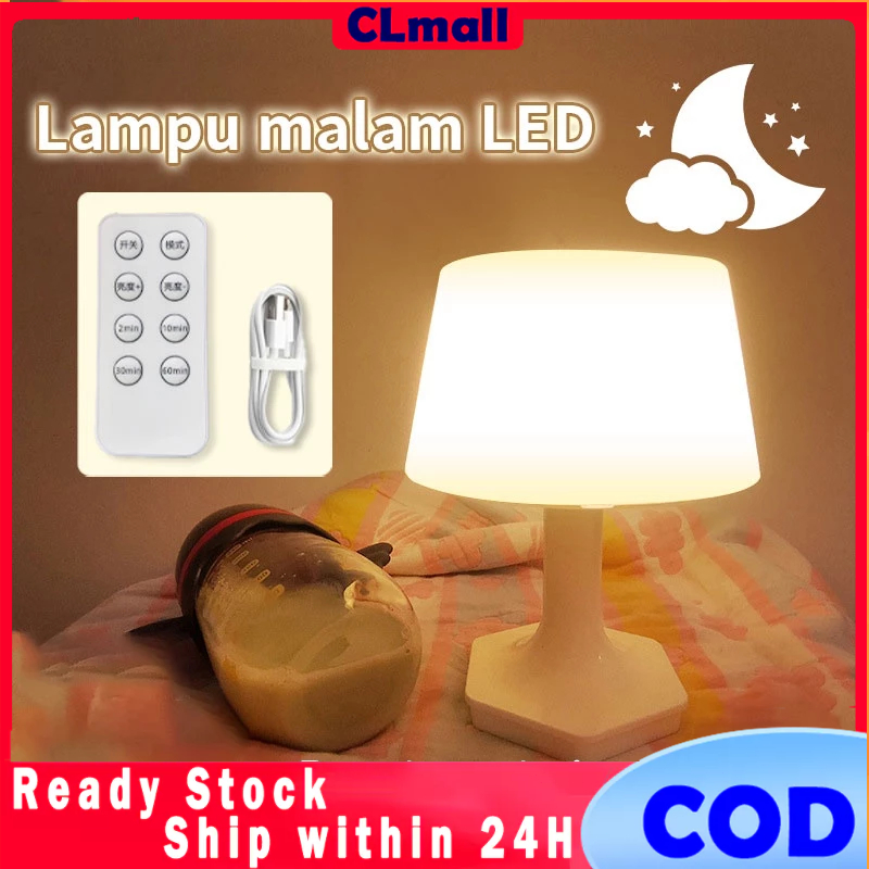 3 warna dapat disesuaikan Pelindung mata lampu malam kecil Lampu Tempat Tidur Kontrol Remote Kunci D