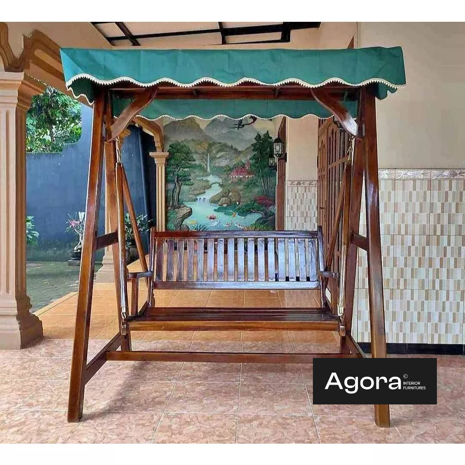 AYUNAN GANTUNG kursi ayunan jati kursi outdoor ayunan bangku bergaransi kursi teras furniture