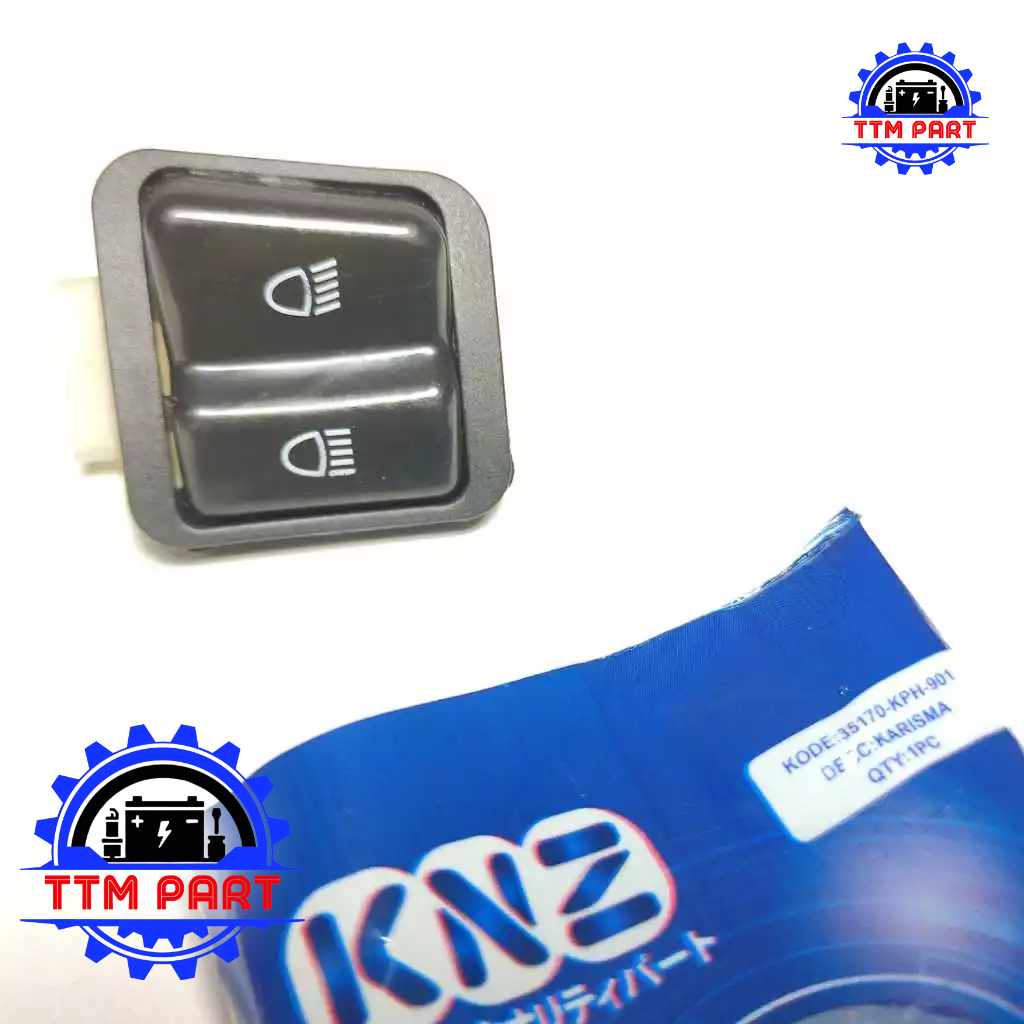 TOMBOL DIM  HONDA KARISMA / SUPRA X 125 OLD KNZ SAKLAR LAMPU JAUH DEKAT PAS BEAM