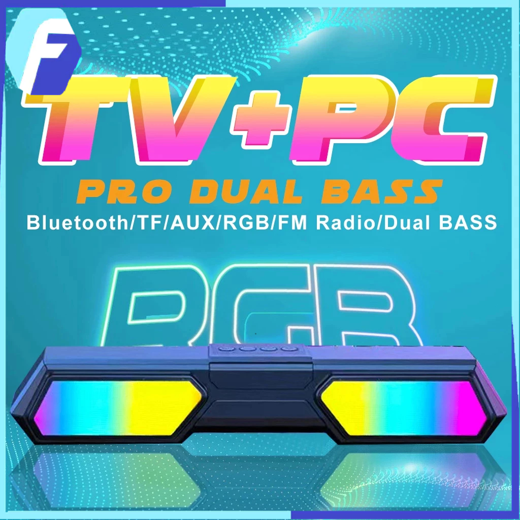 【TV&PC BASS】Speaker Bluetooth Soundbar Super Bass Robot 2 Speaker jbl Original Computer TV Laptop Ga