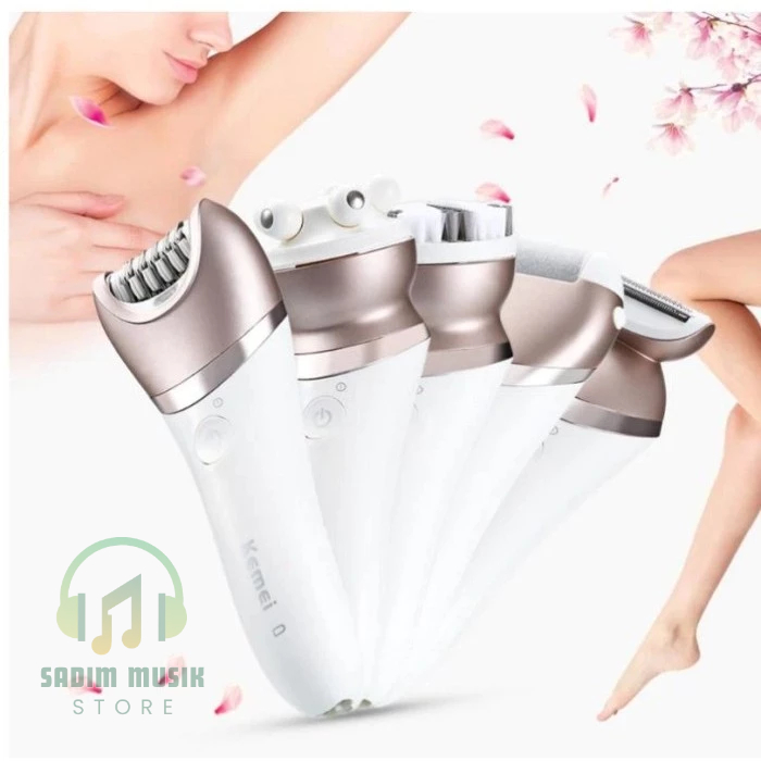 New Lady Electric Epilator Shaver Kemei Km-8001 5 In 1