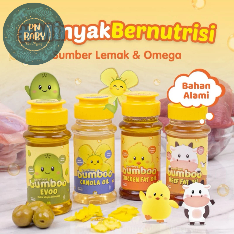 

BUMBOO Minyak - Bahan Alami - Bernutrisi - Sumber Lemak & Omega 3,6,9