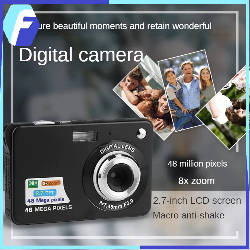 【COD】Camera Digital Digicam Kamera Pocket 48MP 1080P Kamera Mini / Kamera Saku Model Retro