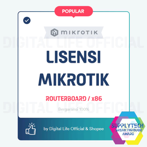Lisensi Mikrotik - Level 4 (Support Mikrotik Routerboard / Mikrotik x86)