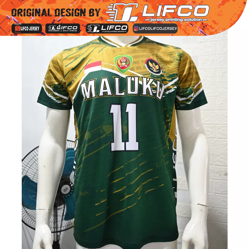 JERSEY LIFCO ORIGINAL BULAN KEMERDEKAAN NUSANTARA SERIES -Maluku -