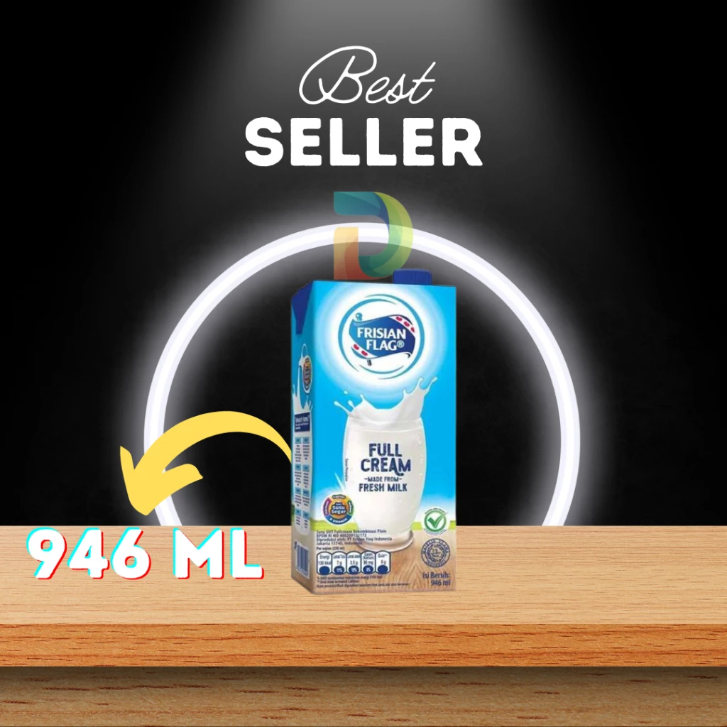 

[ TERMURAH ] SUSU FRISIAN FLAG FAMILY UHT FULL CREAM 946 ML