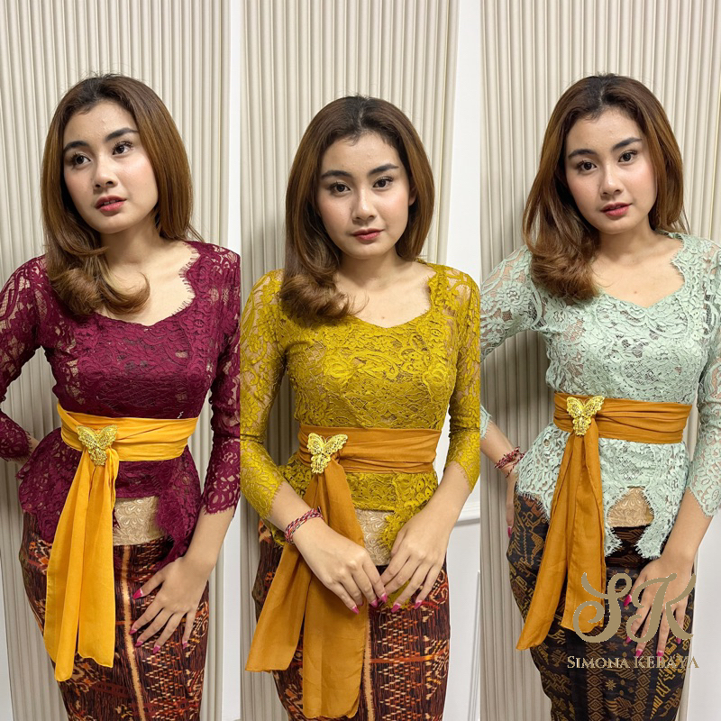 SIMONA KEBAYA Kebaya Saja Kebaya Bali Jadi Semiprancis Sabrina