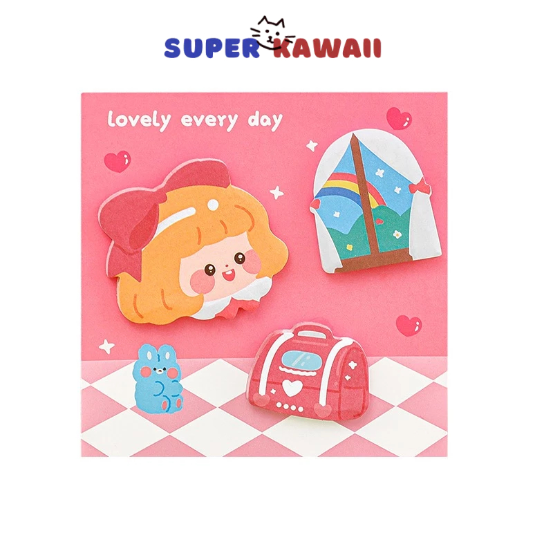 

SuperKawaii - [SK110] Sticky Notes / sticky note / memopad / memo catatan motif kartun / sticky notes lucu