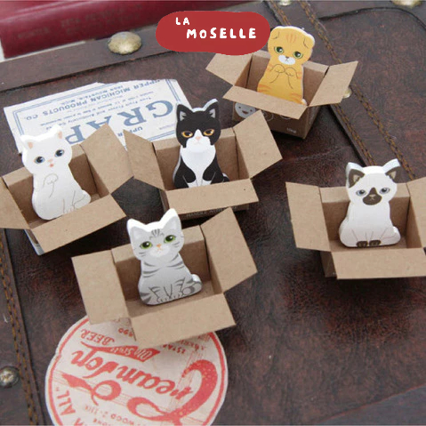 

La Moselle - [SK33] memo sticky notes motif kartun kucing lucu