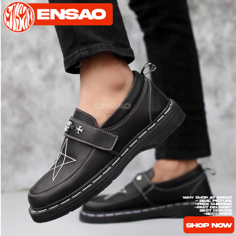 Sepatu Docmart Pria Casual Loafers Slop Pria