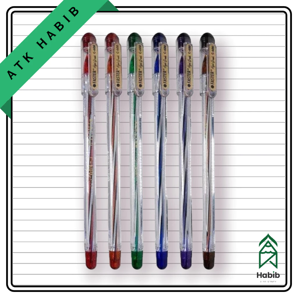 

(ECER) Pulpen Faster C600 Extra Fine Tip