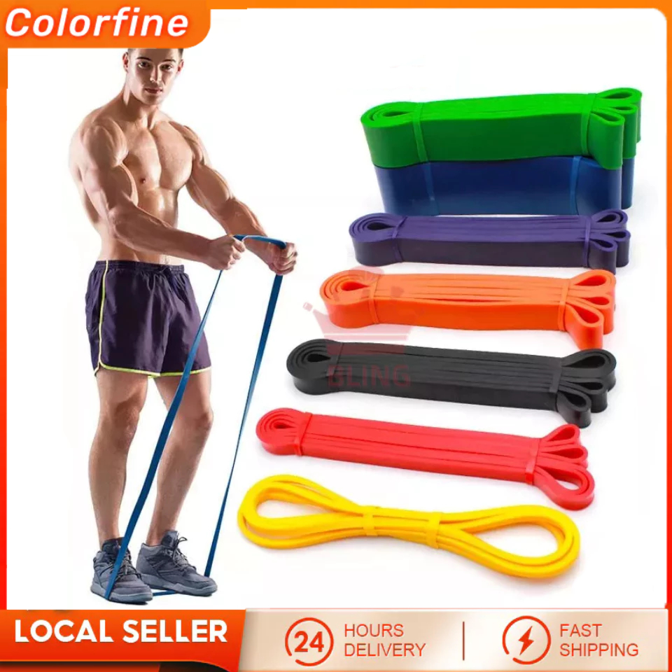 【COD】Resistance Band Panjang / Power Band /TALI YOGA/ELASTIC BAND/ Karet Fitness Gym Yoga Stretch / 
