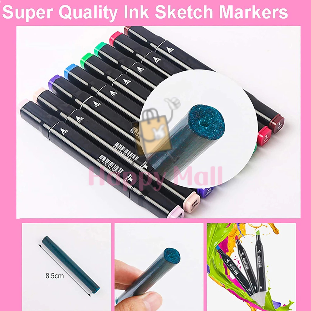 【Harga-Minimum】COD Touch 120/80/60/36 Warna Sketsa Spidol Umum General Marker Set Animation Markers