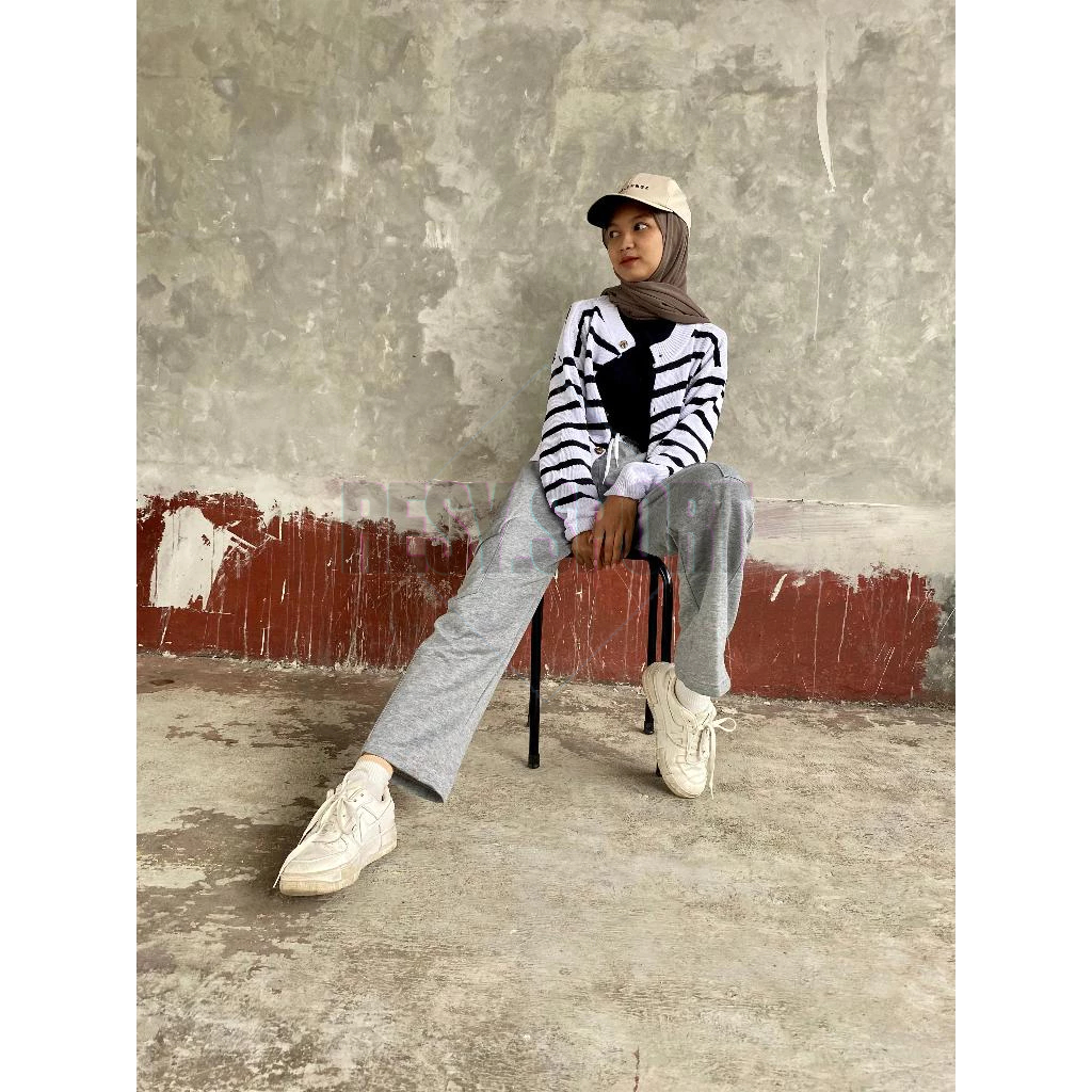 SWEATPANTS CARGO WANITA PREMIUM
