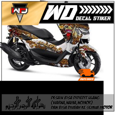 Dekal sticker Nmax motif barong new