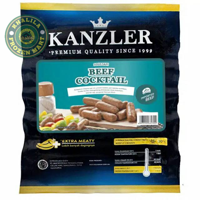 

KANZLER SOSIS BEEF COCKTAIL 250 GRAM ISI 18 PCS