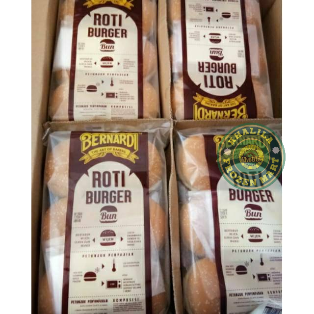 

BERNARDI ROTI BUN BURGER WIJEN MEDIUM 6 PCS