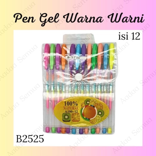 

PENA GEL GLITTER ISI 12 WARNA - Color Changing Pen