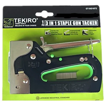 

TEKIRO Staple Gun Tacker Staples Tembak 3 in 1 6-14 mm / 6 - 14 mm