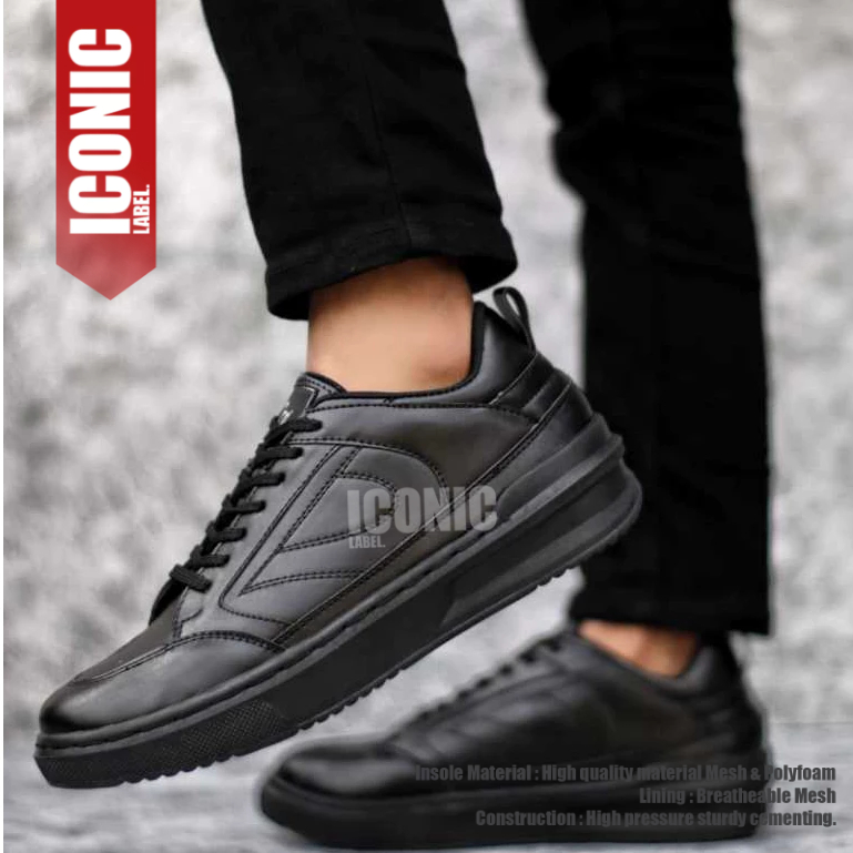 Sepatu Oxford Formal Hitam Pria Sepatu Casual Hitam Pria
