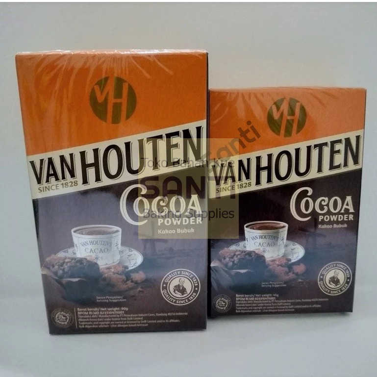 

Van Houten | Cokelat Bubuk Cocoa Powder Bahan Kue | 40 Gram