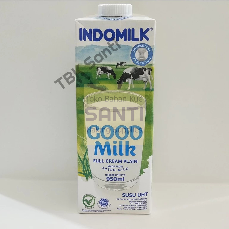 

Indomilk | Susu UHT Full Cream Susu Cair | 950 ml