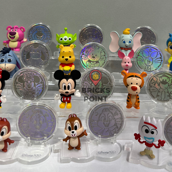 DISNEY 100 Original Medal Figure Collection Set Cow Play Cow Moo CPCM Figurine & Medal - Disney 100 
