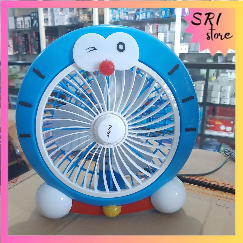 Kipas Angin Meja Doraemon 8"inch - Kipas angin Profan Karakter Doraemon, Hellokitty dan MINION