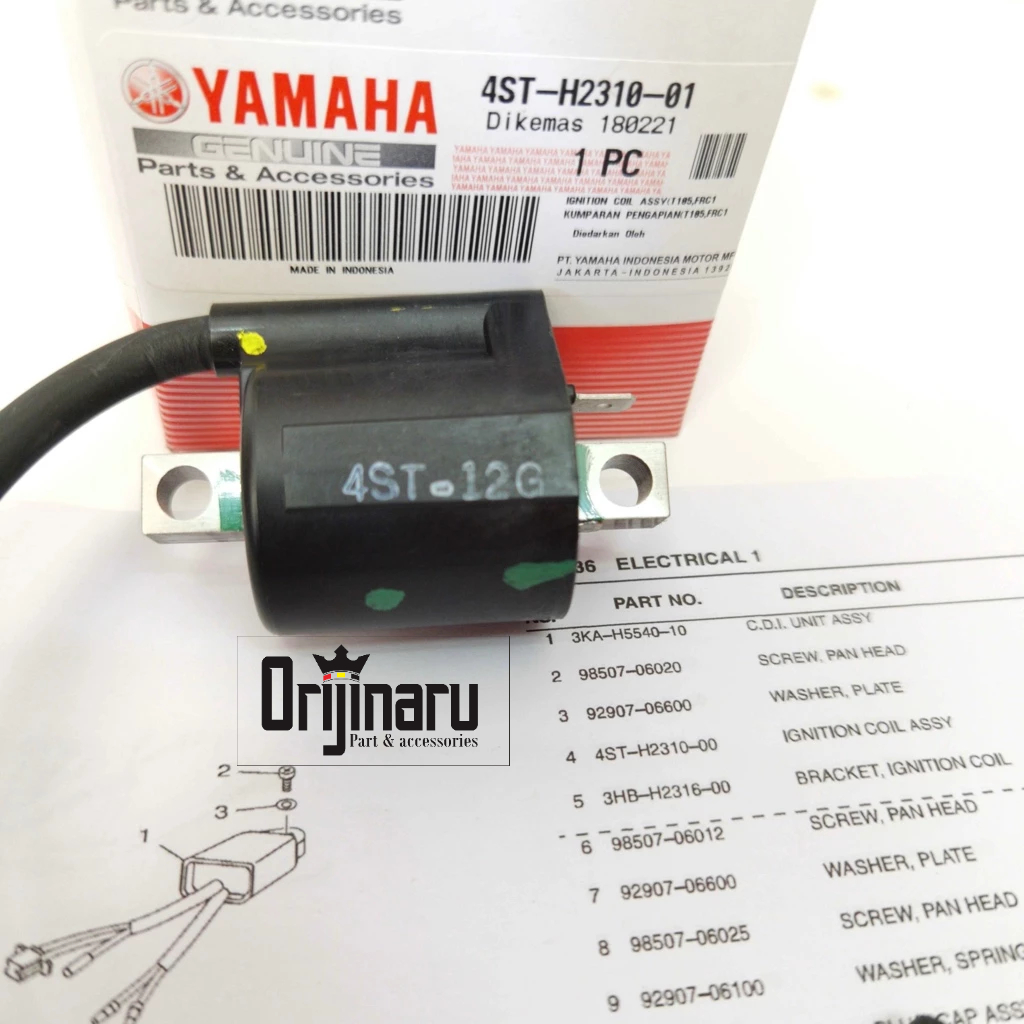 COIL KOIL RXKING RX KING RXS RXZ F1ZR SIGMA ALFA ORI ORIGINAL 4ST-H2310-01 4ST-H2310-00