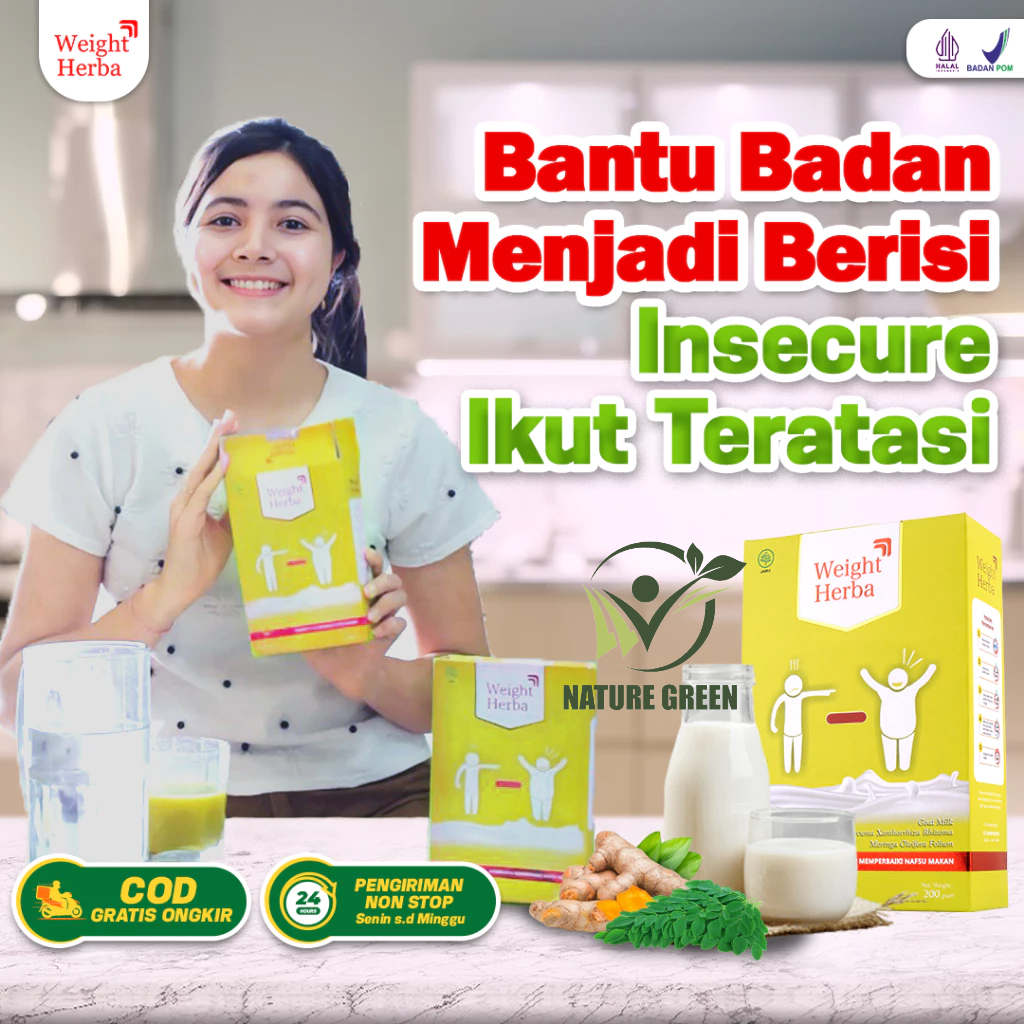 

Weight Herba – Susu Penambah Berat Badan Serta Tingkatkan Daya Serap Usus Netto 200gr