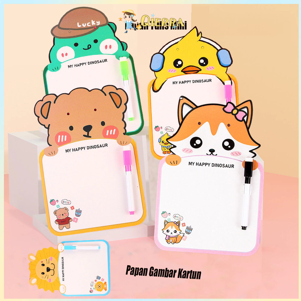 

Qierra Papan Tulis Mini Anak/ Mainan Edukasi Anak/ Papan Gambar Anak Bisa Dihapus Kartun