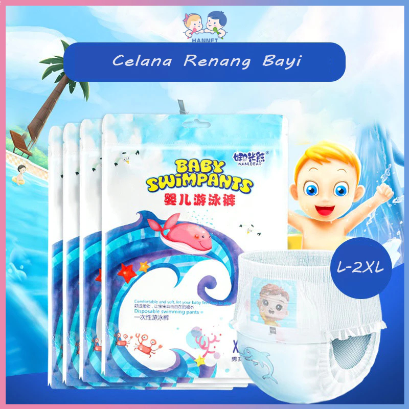 Hannei Sekali Pakai Popok Kain Bayi Popok Renang Bayi Renang Anak Tahan Air