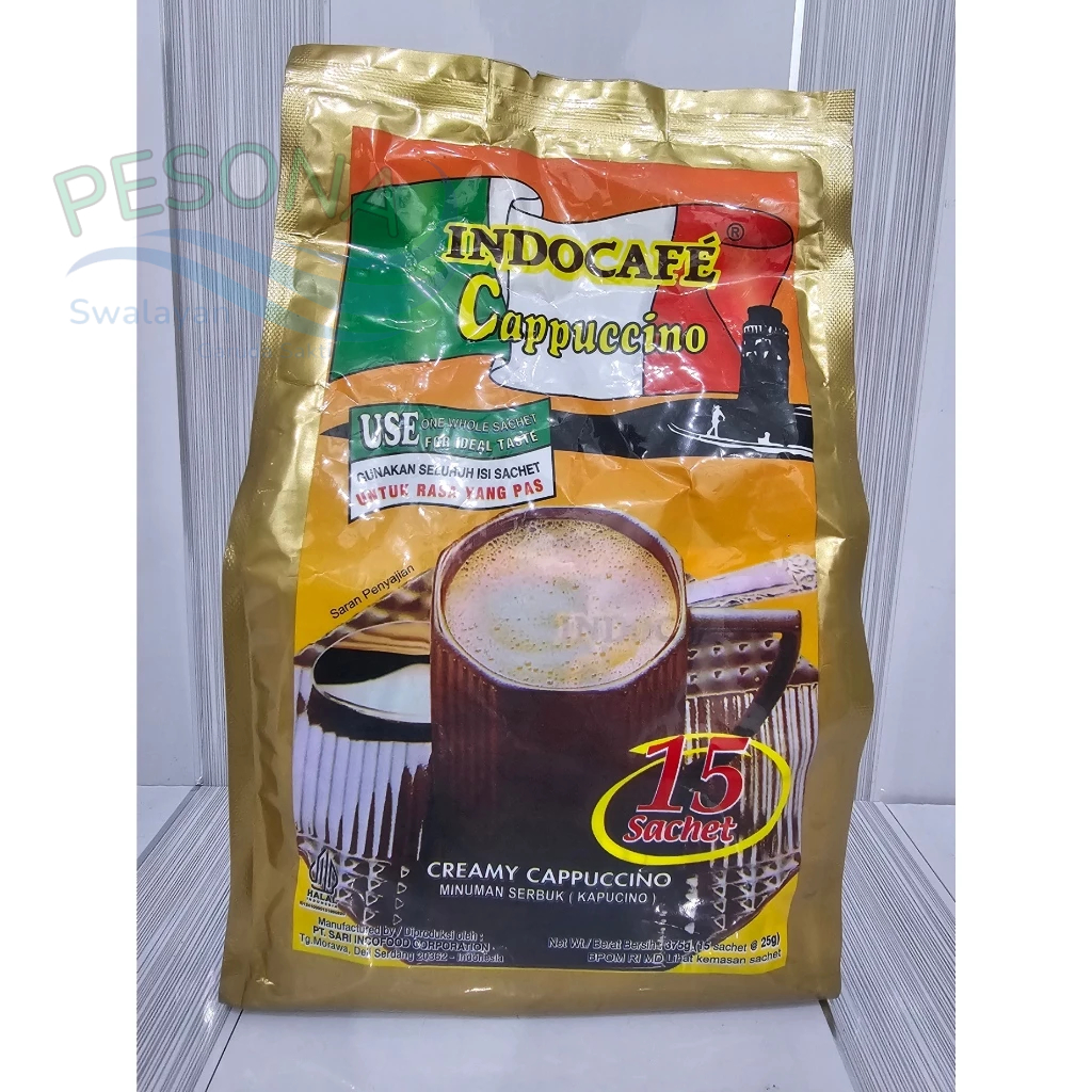 

Indocafe Cappuccino isi 15x25g Bag