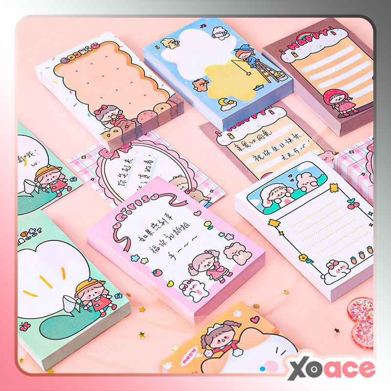 

Sticky Notes Catatan Kecil Memo Pad Anak Sekolah Karakter Lucu 80 Lembar DCA0684