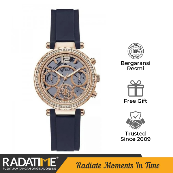 Jam Tangan Wanita Guess Solstice 100% Original Rose Gold GW0484L2