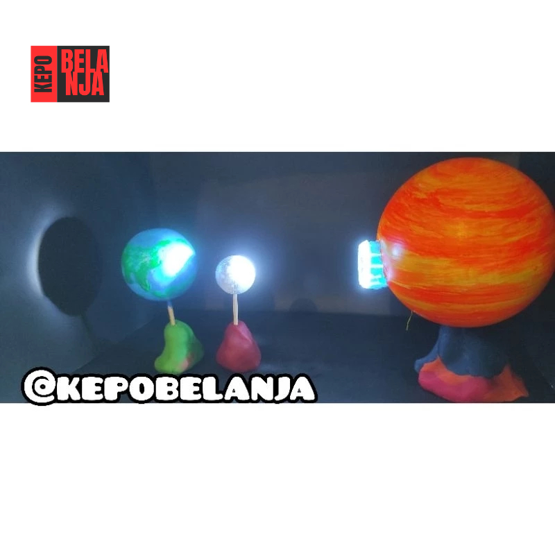 Paket gerhana matahari tugas IPA sekolah anak SD SMP siap pakai | tugas IPA buat Gerhana bulan