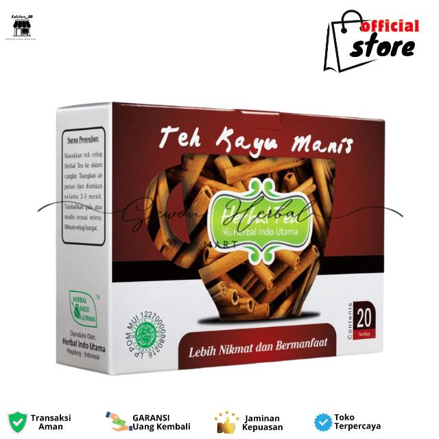 

Teh Kayu Manis Herbal Indo Utama - Teh Kayu Manis HIU