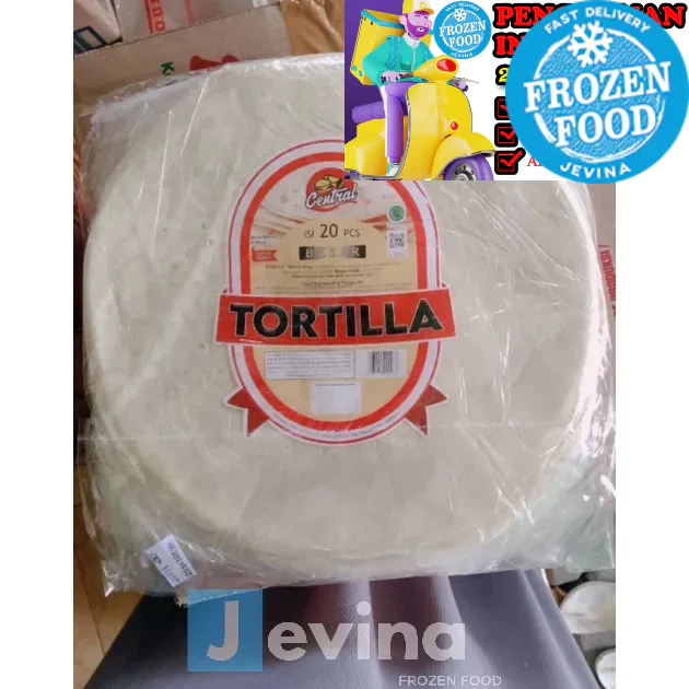 

Central Tortilla Besar (24cm) Isi 20 1300g