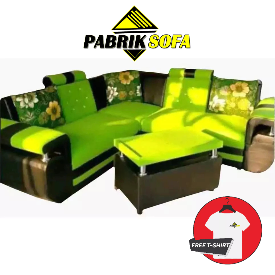 Sofa L angsa kombinasi sofa minimalis harga pabrik