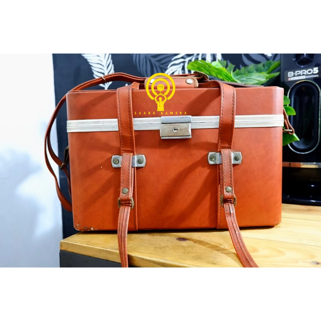 KOPER KULIT TUA ANTIK KOPER KAMERA VINTAGE