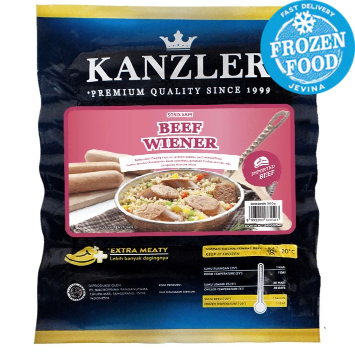 

Kanzler Beef Wiener 360 Gr