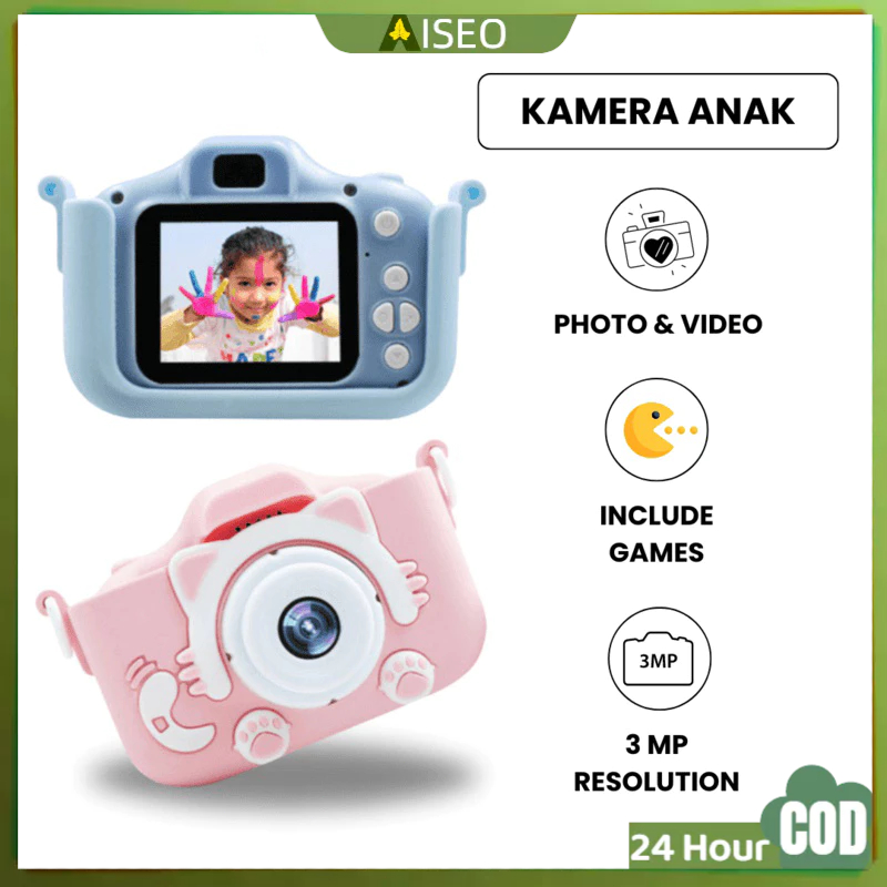 <COD>Kamera Anak Mini Digital Mini Camera For Kids Camera Foto Video / Kamera Digital Anak Hadiah / 