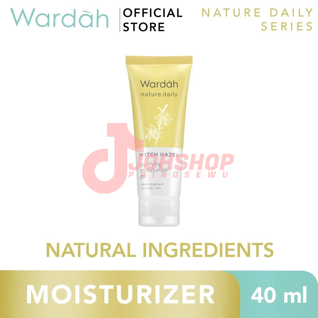Wardah Nature Daily Witch Hazel Purifying Moisturizer Gel 40 ml