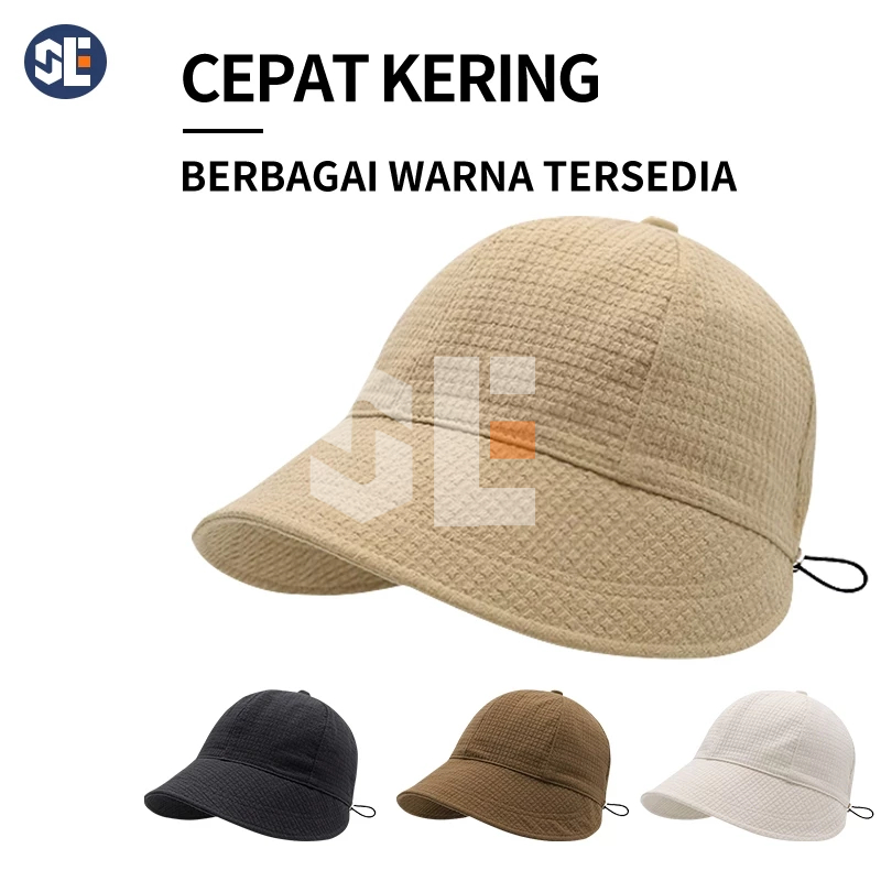 Shulanger Korea Topi wanita topi visor wanita topi bucket wanita topi pantai wanita