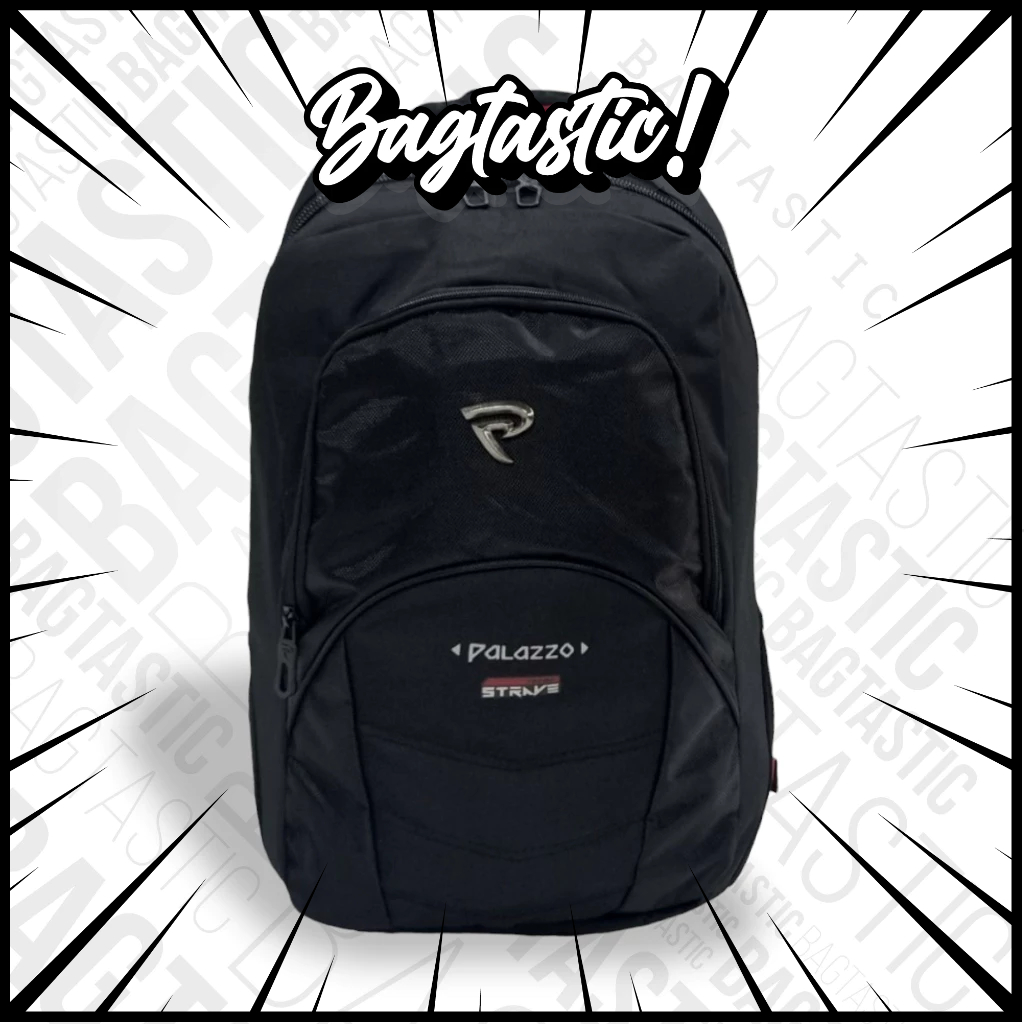 BAGTASTIC Tas Ransel Sekolah Pria Palazzo Emboss Series Original - FREE Raincover