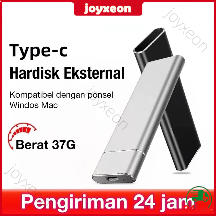 (COD)SSD Laptop Portable SSD External SSD Eksternal dengan Kapasitas SSD 1TB/4TB dan Kecepatan